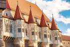 Romania-Hunedoara Corvin Castle-Gothic-Renaissance castle-one of the largest castles in Europe Art Print